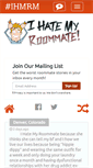 Mobile Screenshot of ihatemyroommate.net